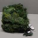 SHareconn 9FT Prelit Greenery Christmas Garland with Pine Cones Decorations and Multi-Color LED Lights Plug in, Lighted Garland for Mantle Fireplace Table Indoor Xmas Decor, 9 FT