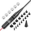 EZshoot Bore Sight Kit for .17 to 12GA Calibers BoreSighter with Button Switch Red Laser Bore Sight