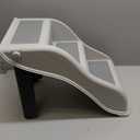 Trixie Lightweight Pet Stairs with Non-Slip Rubber Treads - 3 Step Stairs for Dogs and Cats to Reach Beds and Couches - Foldable and Easy to Store - Light Gray