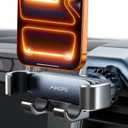 AINOPE Car Vent Phone Mount Holder for iPhone 17 Pro Max Car Mount [Slide Design] Air Vent Phone Holders for Your Car [Top Clamp] Car Interior Accessories for iPhone Air 17 Pro Max 16 15 Samsung S25 (Black)