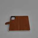 TUCCH Wallet Case for iPhone 16 Pro Max, [Removable] 2 in 1 [Wireless Charging] RFID Blocking [4 Card Slots] PU Leather Cover, Magnetic Detachable Stand Folio Case for iPhone 16 Pro Max, Light Brown