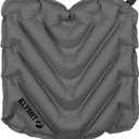 Klymit V Seat, Lightweight Inflatable Travel Cushion, Best for Camping, Bleachers, or Glassing Pad , Gray