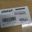 Dseap Coat Rack Wall: 24" Long, Patented, Heavy-Duty, 6-Double-Hooks Wooden Wall Mounted Coat Rack Coat Hanger Hook Rail for Winter Coats Hat Jacket Clothing, Light Brown