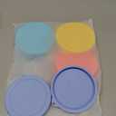 8 Packs Silicone Replacement Lids for Pyrex and Anchor Hocking Glass Custard Cups (6oz), Reusable Silicone Food Covers, Dishwasher/Freezer/Microwave Safe (Cups NOT Included)