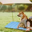 Heeyoo Outdoor Pet Bed, Water-Resistant Camping Mat, Machine-Washable Travel Bed, Foldable for Small to Large Dogs and Cats