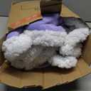 RALYSUN Electric Heated Blanket Throw Size 50"x60" - Dual-Sided with Microplush & Sherpa Fabric, 4 Heat Settings & 3 Hours Auto Off, Machine Washable - Light Purple