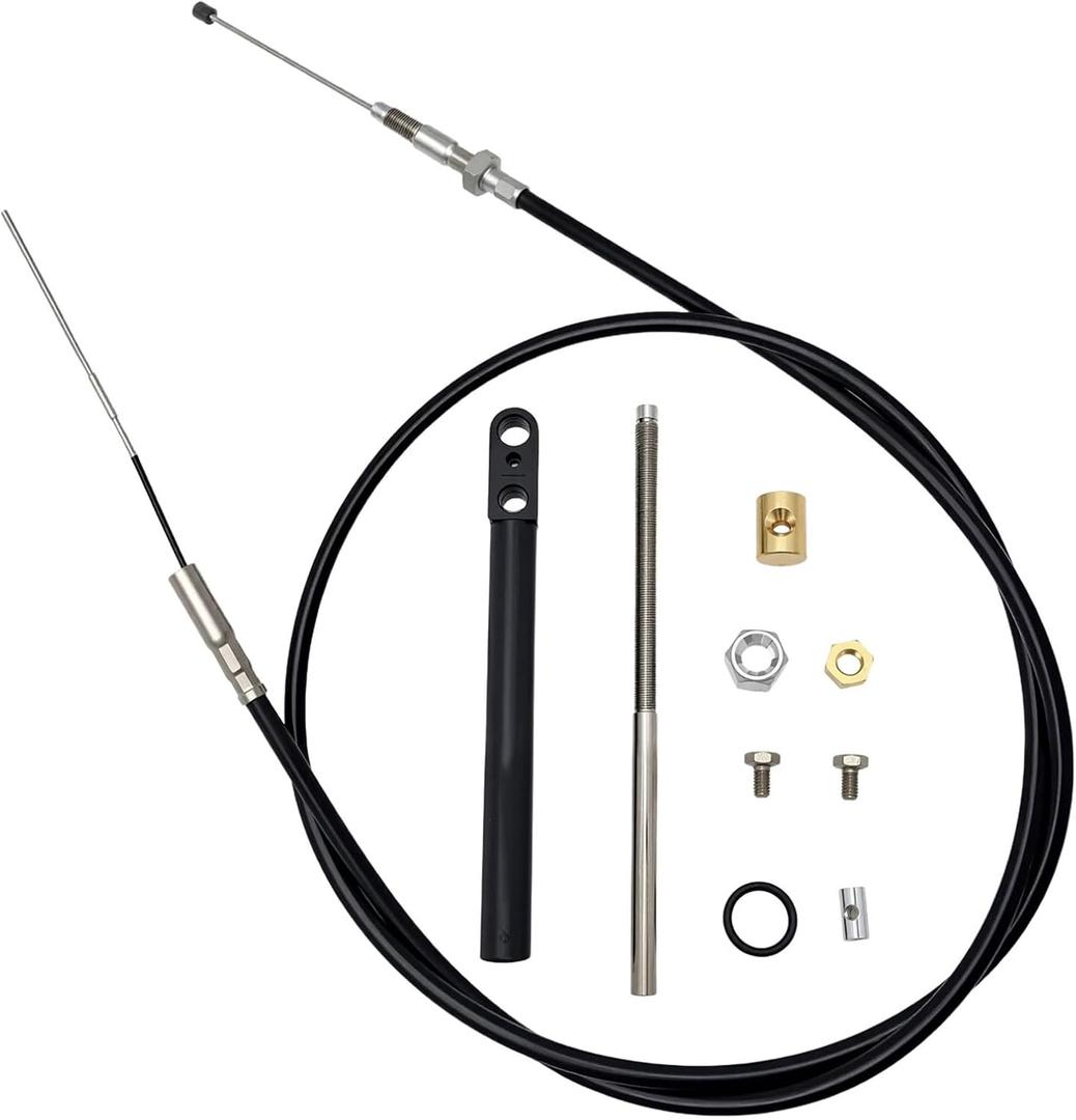 Lower Shift Cable Kit Fit for MerCruiser Bravo 1, 2, 3, Replacement for 815471T1, 865437A02, 815471A6
