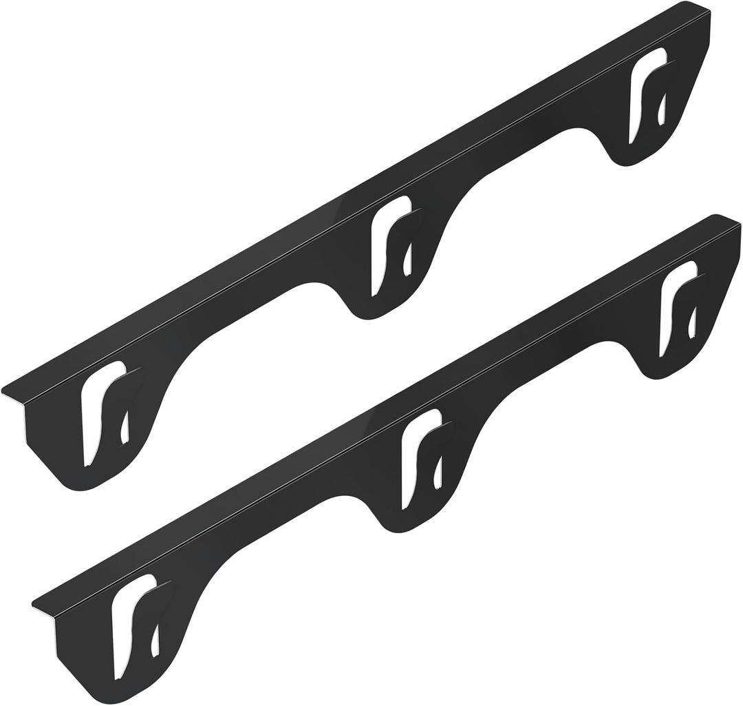Stove Gap Covers 316 Stainless Steel,Stove Gap Filler,Heat-Resistant Oven Side Gap Filler,Between Stove and Counter Slide In Range Trim Kit for Kitchen,2 Pack (23.2 Shiny Black)
