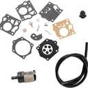 HURI Carburetor Repair Rebuild Kit for SDC Carb Homelite Super XL XL-12 Auto XL-12 UT-10045 UT-10166 UT-10456 UT-10476
