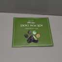 EXPAWLORER Anti-Slip Dog Socks,Dog Boots&Paw Protectors to Prevent Licking,Dog Shoes for Hot/Cold Pavement, Double Sides Non-Skid Traction Control on Hardwood Floor for Senior Dogs (Small (4 Count), Black)