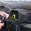 Electronic Tablet Phone Mount Holder Compatible with Polaris Ranger XP 1000 / Crew XP 1000 Diesel 2018-2025 GPS Device Mount with Storage Box UTV Accessories