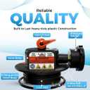 Replacement DEX2420MAR2 Manual Air Relief Valve Assembly with Pressure Gauge and O-Rings - Compatible with Hayward Pro Grid DE Filters, SwimClear Cartridge Filters