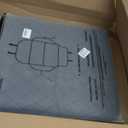 Seat Back Protector + Large Capacity Pocket Storage Organizer,Preventing The Impact of Children Stepping on The Seat Backrest (Style A-Black)