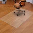 BesWin Clear Chair Mat for Hardwood Floor - 36"x48" Heavy Duty Desk Chair Mats for Office Chair - Transparent Computer Floor Mat Office Home Floor Protection Mat for Wood/Tile