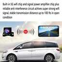 WiFi Backup Camera, Strong 5G WiFi HD1080P Clear Picture, Wide Angle Rear View Reverse Back up Camera, Night Vision Waterproof License Plate Reversing Rearview Camera for Car SUV Pickup iPhone