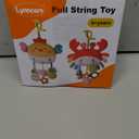 Car Seat Toy for Babies 0-6 Months, Stroller Toy with a Convenient Clip, Carseat Toys Hanging Baby Accessories, Built-in Bell, Rattle,Mirror for Infant,Babies Gift 0-3-6-12 Months Boy Girl