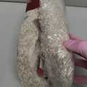 EverFoams Women's Fuzzy Slip-on Slippers Soft Comfy Memory Foam Indoor House Shoes (5-6, Khaki)