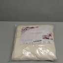 10x10ft Wrinkle Free Ivory Backdrop Curtain for Parties Soft Fabric Drapes Wedding Ivory Curtain Backdrop for Birthday Party Decorations Background for Photography 5x10ft, 2 Panels