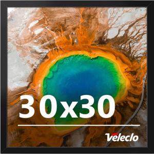 30x30 Picture Frame for Wall Display, 30x30 Black Picture Frame with Shatter Resistant Plexiglass, Stable and Sturdy 30 x 30 Poster Frame for Wall Display, Handpicked Gift Collection, 1 Pack