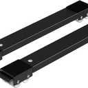 Ronlap Furniture Washing Machine Dolly, Extendable Appliance Rollers Refrigerator Heavy Duty, Washing Machine Stand Wheels Fridge Appliance Dolly Movers Mobile Washer and Dryer Moving Base, Black