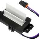 AC Blower Motor Resistor, Blower Control Module Compatible with 2003-2006 Chevy Silverado Tahoe Avalanche Suburban 1500 2500 HD 3500 GMC Sierra Yukon Envoy Cadillac Escalade Replace 15-80567, 89018778