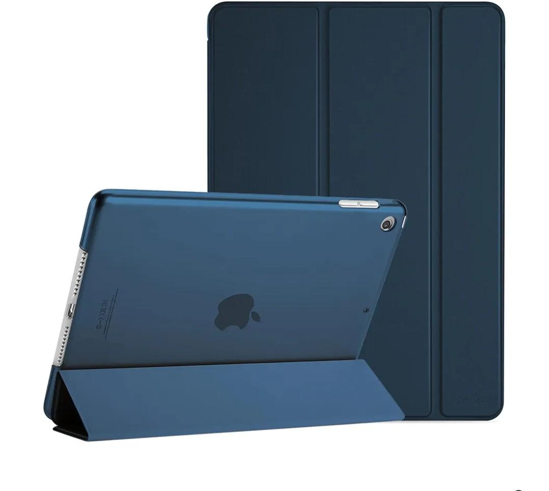 ProCase for iPad 9th/ 8th/ 7th Generation Case 10.2 Inch (2021/2020/2019 Release), 10.2 iPad Case 9th/ 8th/ 7th Gen Cover, Slim Smart Cover with Translucent Hard Shell Back -Navy