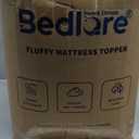 BEDLORE Queen Mattress Topper, Thick Pillow Top Bed Cover for Back Pain Relief, Soft Mattress Pad with Deep Pockets 6-18 inch (White)