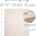 Pavilion Gift Company 19506 Comfort Forever Friend Thick Warm 320 GSM Royal Plush Throw Blanket, Beige
