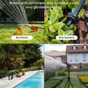 meross WiFi Water Hose Timer, Smart Sprinkler Timer with Brass Inlet & Outet, Work with Apple Homekit, Alexa & Google Assistant, Water Valve for Lawn, Garden, Yard and Pool, MSH400/MSH450 Hub Required