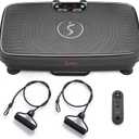 Sunny Health & Fitness Fitboard Vibration Platform Exercise Machine with Multiple Speed Settings and Vibration Modes for Multipurpose Workouts