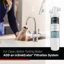 InSinkErator Stainless Steel Tank, HC250MBLK-SS HOT250 System, 2-Handle Drinking Faucet in Matte Black with 2/3-Gallon, Filter-Compatible Instant Hot/Cold Water Dispenser