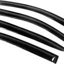 IKON MOTORSPORTS - Visera de ventana compatible con Dodge Avenger 2008-2014, 4DR, parasol para ventana de lluvia, color humo oscuro, 4 unidades, acrlico, por IKON MOTORSPORTS, 2009, 2010, 2011, 2012,