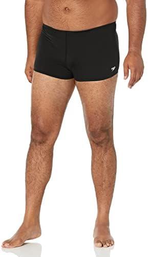 Speedo Mens Swimsuit Square Leg Endurance+ Solid M