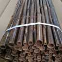 Backyard X-Scapes Bamboo Fencing 6 Feet High Outdoor Decorative Rolled Fence Panel, Caramel Brown 6 ft H x 8 ft L