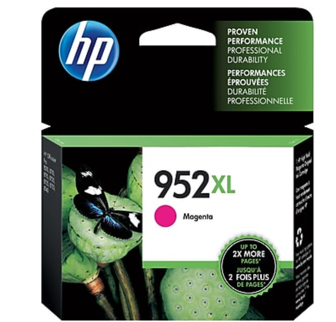 HP L0S64AN (952XL) High Yield Magenta Ink Cartridge