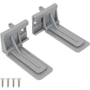 TOUCH Rear Mounting (5 Pairs, 10 Pcs) for Undermount Soft-Close Drawer Slides Socket, Drawer Track Back Mount Brackets for Face Frame Cabinets Drawer Gildes