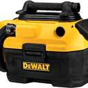 DEWALT Shop Vacuum Wet and Dry, Cordless and Corded Wet Dry Vacuum Cleaner Shop Vac 20V MAX, Portable Shopvac, Tool Only (DCV581H)