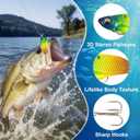 Fishing Advent Calendar 2025, Fishing Lure Set - 24 Days of Christmas Countdown Calendar, for Fishing Lovers, Christmas Gifts for Dad Men & Stocking Stuffers for Men