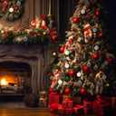 96 Pcs Velvet Christmas Balls Bulk, 1.57" Flocked Christmas Tree Ball Ornaments, Mini Shatterproof Xmas Hanging Ornaments Decoration(Apricot, Light Brown, Dark Green, Dark Brown, White, Gray)