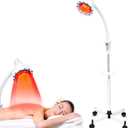 Infrared Light Therapy 275W Red Infrared Therapy Lamp for Body or Pain Therapy Device with Timer and Adjustable Height Stand