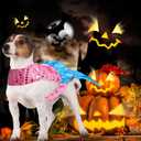 Mermaid Dog Halloween Costume - Funny Shiny Dog Clothes Mermaid Costume for Small to Medium Dogs Puppy, Pet Cat Cosplay Outfit Apparel for Christmas Birthday Parties Photo Props