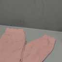 BCBGeneration Women's Waffle Knit Jogger Pants with Drawstring, Large, Pink 