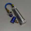R1234YF & R134A AC Oil Dye Injector Kit with 2 Snap Quick Couplers 2 Oil Checkers 2oz Measuring Cup
