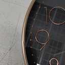 Silent Wall Clock 12 Inch Non-Ticking Wall Clocks Battery Operated for Living Room Decor Modern Wall Clock for Home/Bedroom/Office/Classroom/School/(Rose Gold)