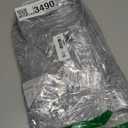 Nick Graham Men's Striated Grid Dress Shirt, Grey (L-XL)