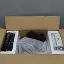 Mini Exercise Bike, himaly Under Desk Bike Pedal Exerciser Portable Foot Cycle Arm & Leg Peddler Machine with LCD Screen Displays (White)