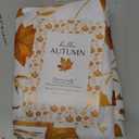 Romanstile Fall Rectangle Tablecloth 60 x 120 Inch,Thanksgiving Autumn Harvest Orange Maple Leaf Table Cloths, Stain Resistant Farmhouse Table Cover for Thanksgiving Holiday Dinner Party