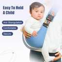 Baby Sling Carrier,Baby Sling,Toddler Carrier,Adjustable and Non-Slip Hip Seat Carriers Carrying 10-30 lbs(Grey)