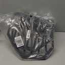 Aunginsy Tail Light Lamp Guard Cover Compatible with Ford Maverick 20222025 Exterior Accessories, Car Back Taillight Grilles Guard Protective Net Frame Carbon Steel Rear Headlight Trim Cover, Black