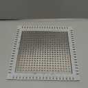 Shower Drain Hair Catcher/Drain Strainer/Shower Drain Cover for Bathroom Floor Drain, Stainless Steel and Silicone (Patented Product) (6 inch, Gray)